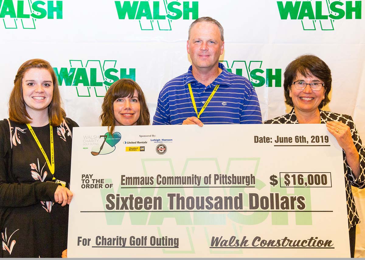 Walsh Construction Raises 80k At Charity Golf Outing Construction Equipment Guide Emmaus Community Of Pittsburgh